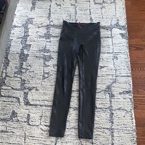 Spanx Faux Leather Legging, womens size small
